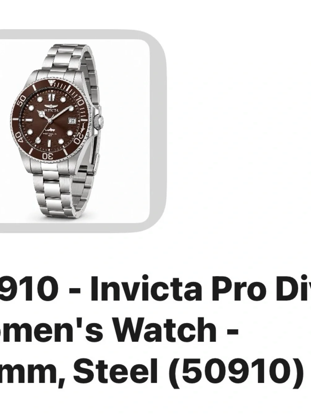 Invicta Pro Diver Women’s Watches 34mm (50910)